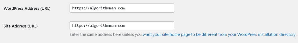 Setting whether or not WWW is available