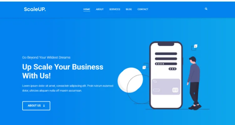 ScaleUp Corporate WordPress Theme
